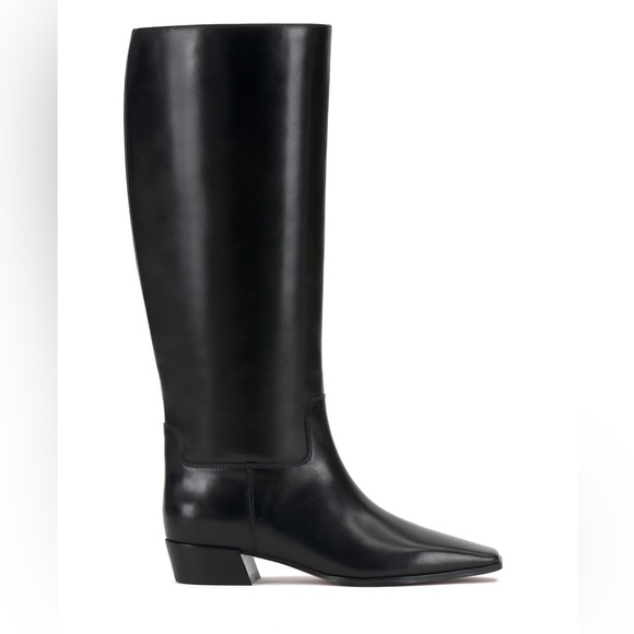 Vince Camuto Black Leather VC- PAVLA Boots - Picture 1 of 7